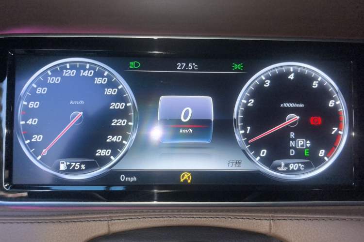 Used Mercedes-Benz S-Class 2016 S 320 L Luxury Model Instrument Cluster