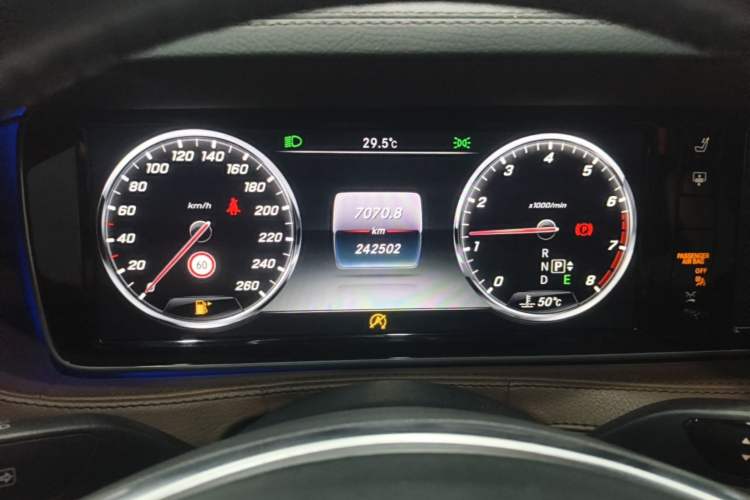 Used Mercedes-Benz S-Class 2016 S 320 L Luxury Model Instrument Cluster