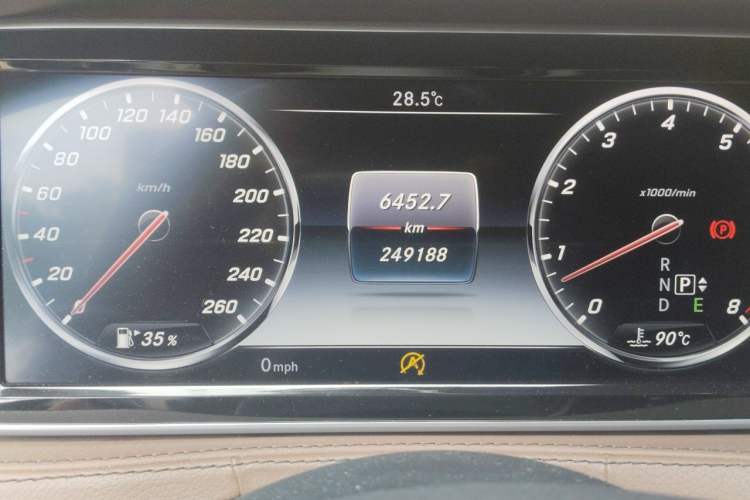 Used Mercedes-Benz S-Class 2016 S 320 L Business Model Instrument Cluster