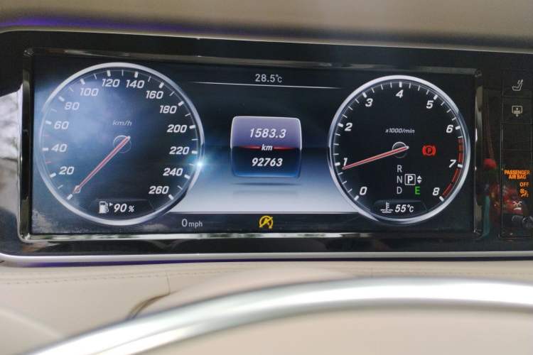Used Mercedes-Benz S-Class 2016 S 400 L 4MATIC Instrument Cluster