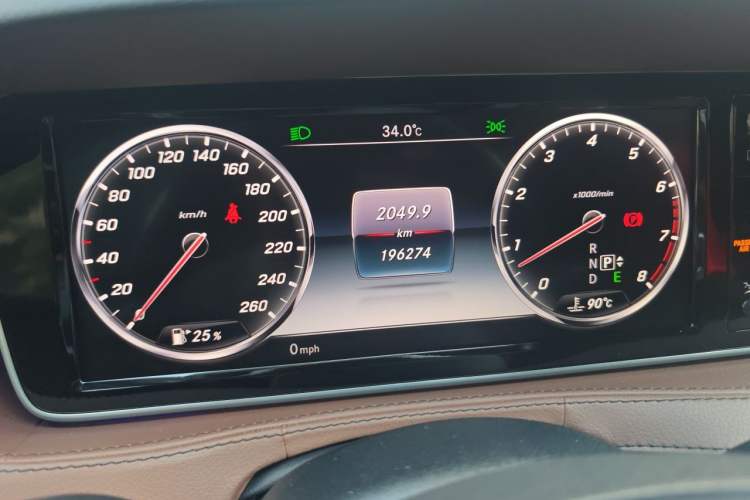 Used Mercedes-Benz S-Class 2016 S 320 L Business Model Instrument Cluster