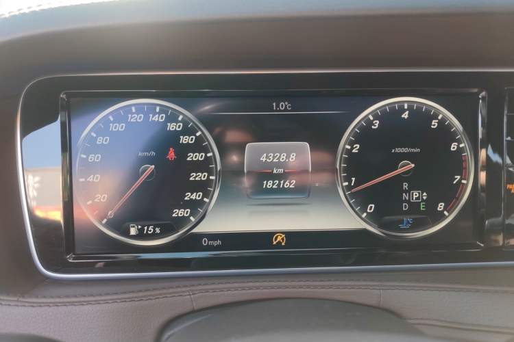 Used Mercedes-Benz S-Class 2016 S 320 L Business Model Instrument Cluster