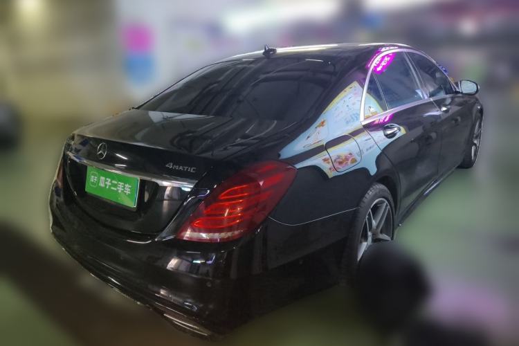 Used Mercedes-Benz S-Class 2016 S 400 L 4MATIC Rear Right 45 Deg