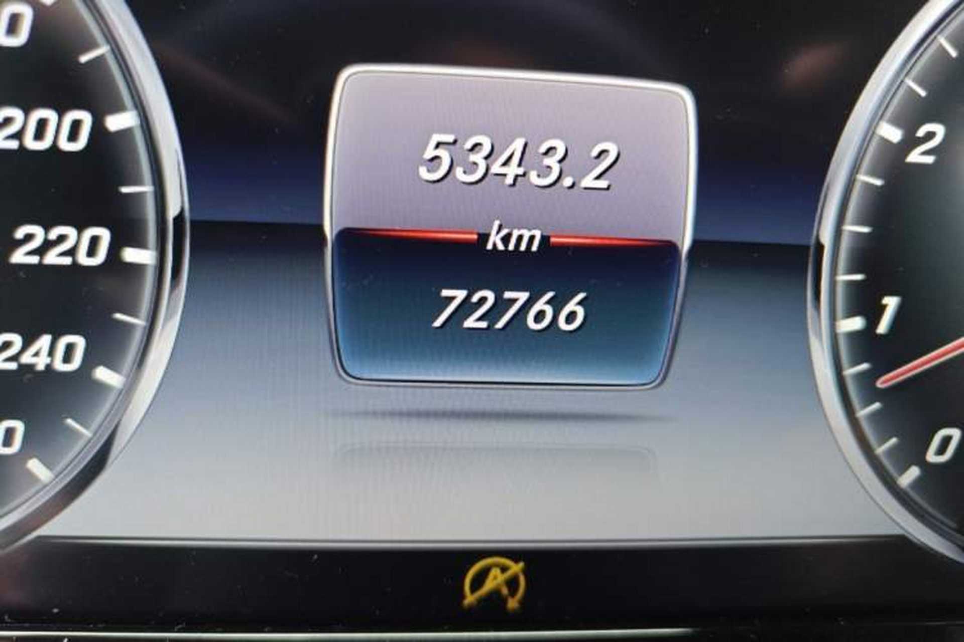 Used Mercedes-Benz S-Class 2016 S 400 4MATIC Coupe Odometer Close Up
