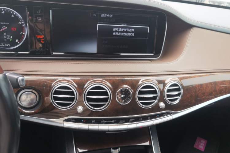 Used Mercedes-Benz S-Class 2017 S 320 L Luxury Model Audio And AC Panel