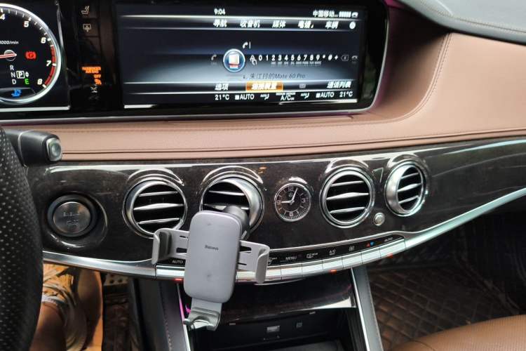 Used Mercedes-Benz S-Class 2017 S 400 L 4MATIC Audio And AC Panel