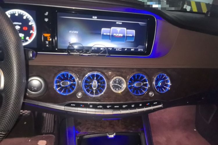 Used Mercedes-Benz S-Class 2017 S 320 L Business Model Audio And AC Panel