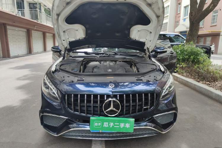 Used Mercedes-Benz S-Class 2017 S 400 4MATIC Coupe Engine Bay