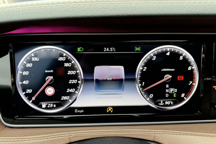 Used Mercedes-Benz S-Class 2017 S 320 L Business Model Instrument Cluster