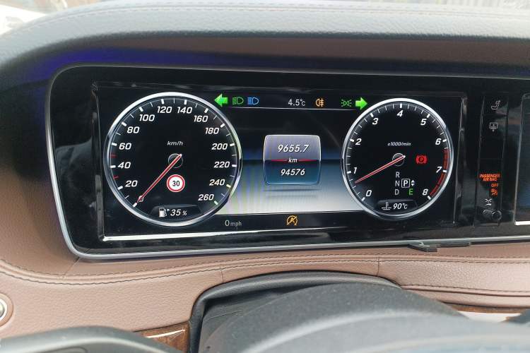 Used Mercedes-Benz S-Class 2017 S 320 L Luxury Model Instrument Cluster