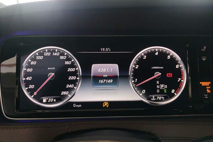 Used Mercedes-Benz S-Class 2017 S 320 L Business Model Instrument Cluster