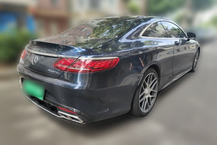 Used Mercedes-Benz S-Class 2017 S 400 4MATIC Coupe Rear Right 45 Deg