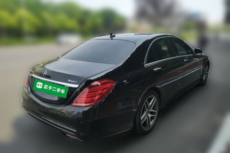 Used Mercedes-Benz S-Class 2017 S 400 L 4MATIC Rear Right 45 Deg