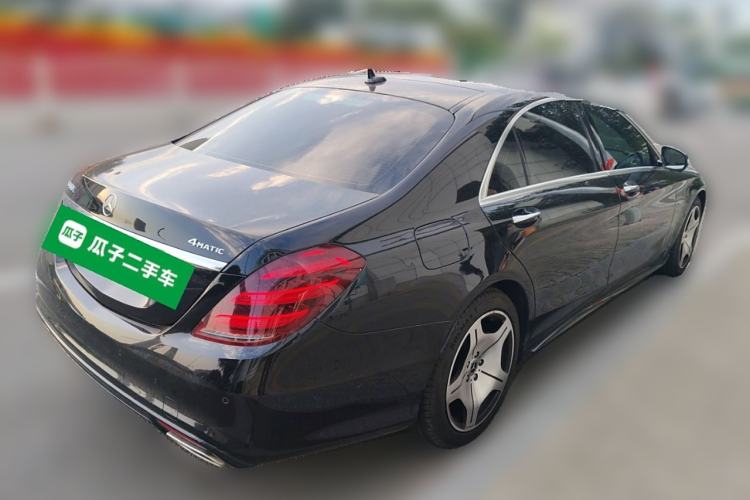 Used Mercedes-Benz S-Class 2017 S 400 L 4MATIC Rear Right 45 Deg
