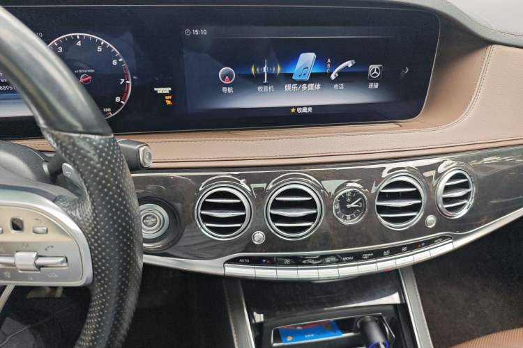 Used Mercedes-Benz S-Class 2018 S 450 L 4MATIC Audio And AC Panel