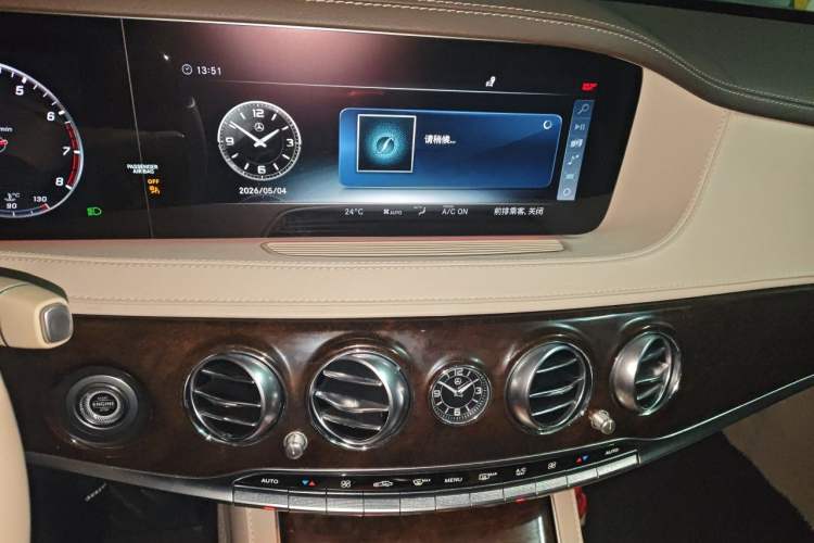 Used Mercedes-Benz S-Class 2018 S 350 L Audio And AC Panel