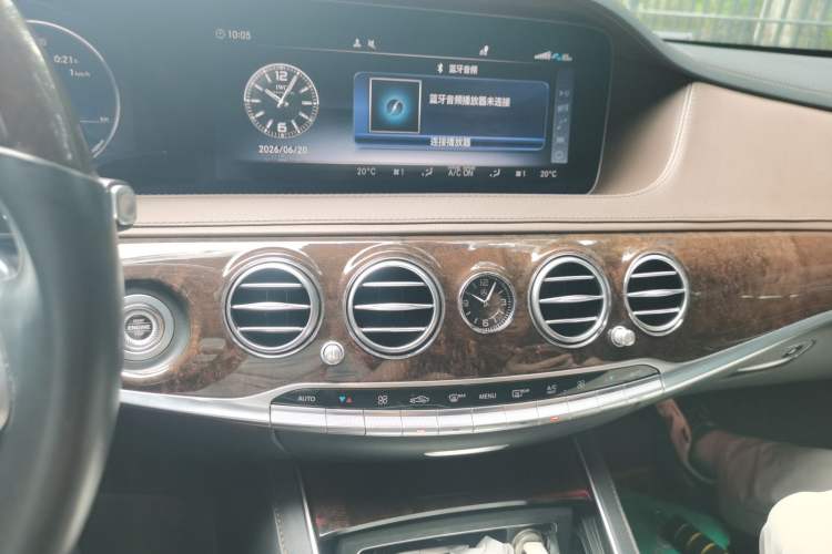 Used Mercedes-Benz S-Class 2018 S 350 L Audio And AC Panel
