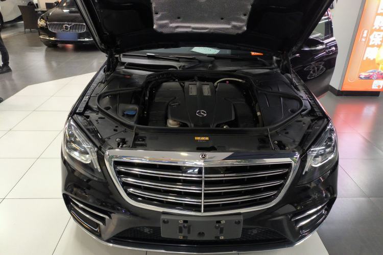 Used Mercedes-Benz S-Class 2018 S 450 L 4MATIC Engine Bay