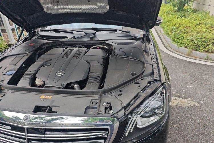 Used Mercedes-Benz S-Class 2018 S 450 L 4MATIC Engine Bay Left