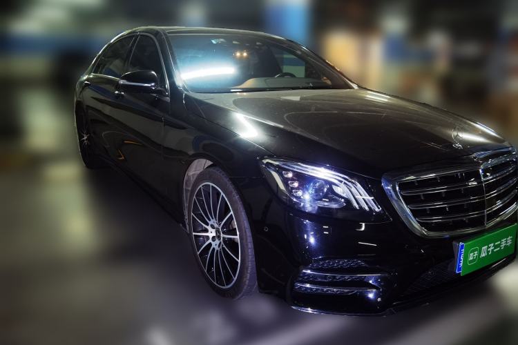 Used Mercedes-Benz S-Class 2018 S 450 L 4MATIC Front Right 45 Deg
