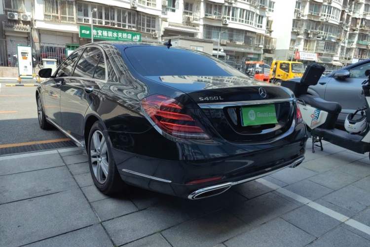 Used Mercedes-Benz S-Class 2018 S 350 L Rear Left 45 Deg