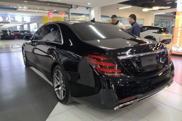 Used Mercedes-Benz S-Class 2018 S 450 L 4MATIC Rear Left 45 Deg