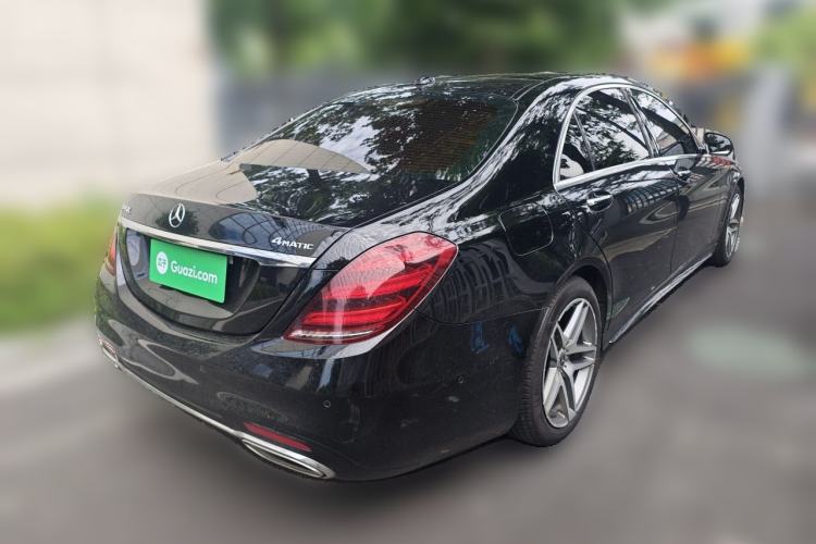 Used Mercedes-Benz S-Class 2018 S 450 L 4MATIC Rear Right 45 Deg