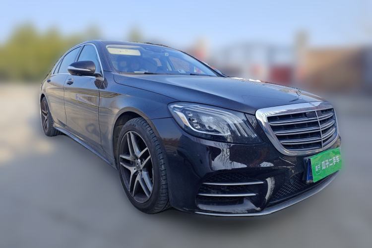 Used Mercedes-Benz S-Class 2018 S 450 L 4MATIC Front Right 45 Deg