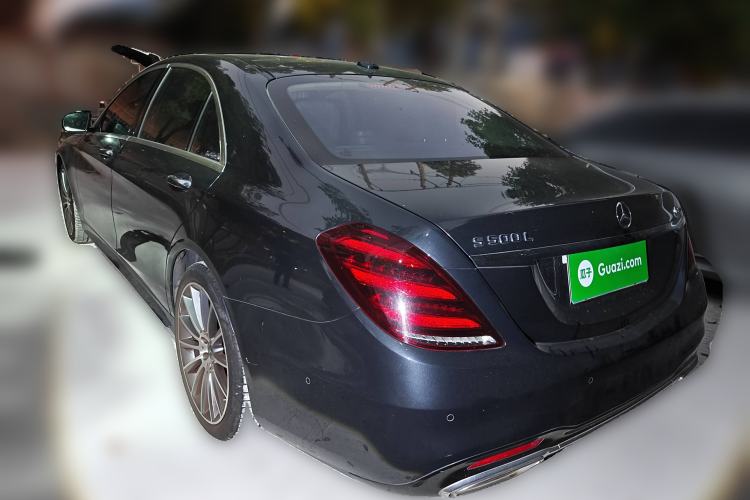 Used Mercedes-Benz S-Class 2018 S 500 L 4MATIC Rear Left 45 Deg