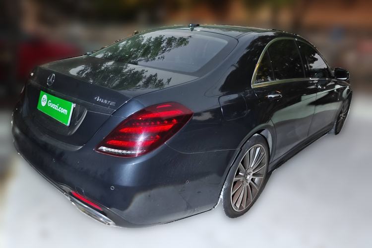 Used Mercedes-Benz S-Class 2018 S 500 L 4MATIC Rear Right 45 Deg
