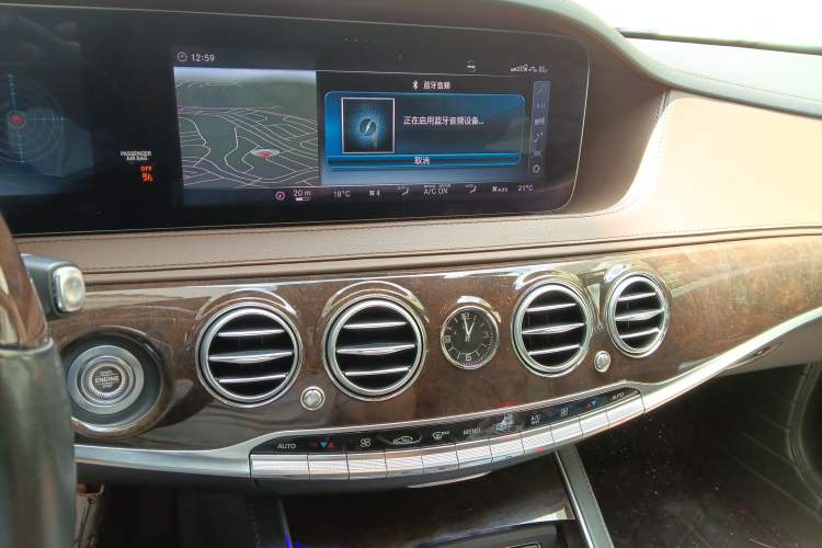 Used Mercedes-Benz S-Class 2018 S 350 L Audio And AC Panel