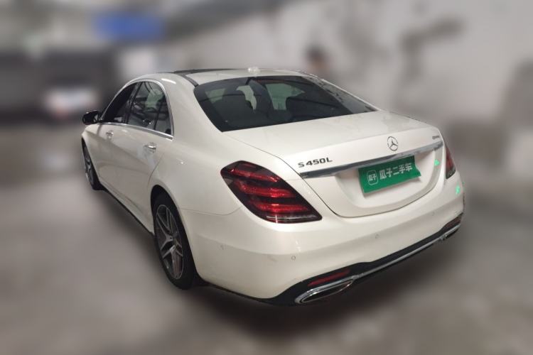 Used Mercedes-Benz S-Class 2018 S 450 L 4MATIC Rear Left 45 Deg