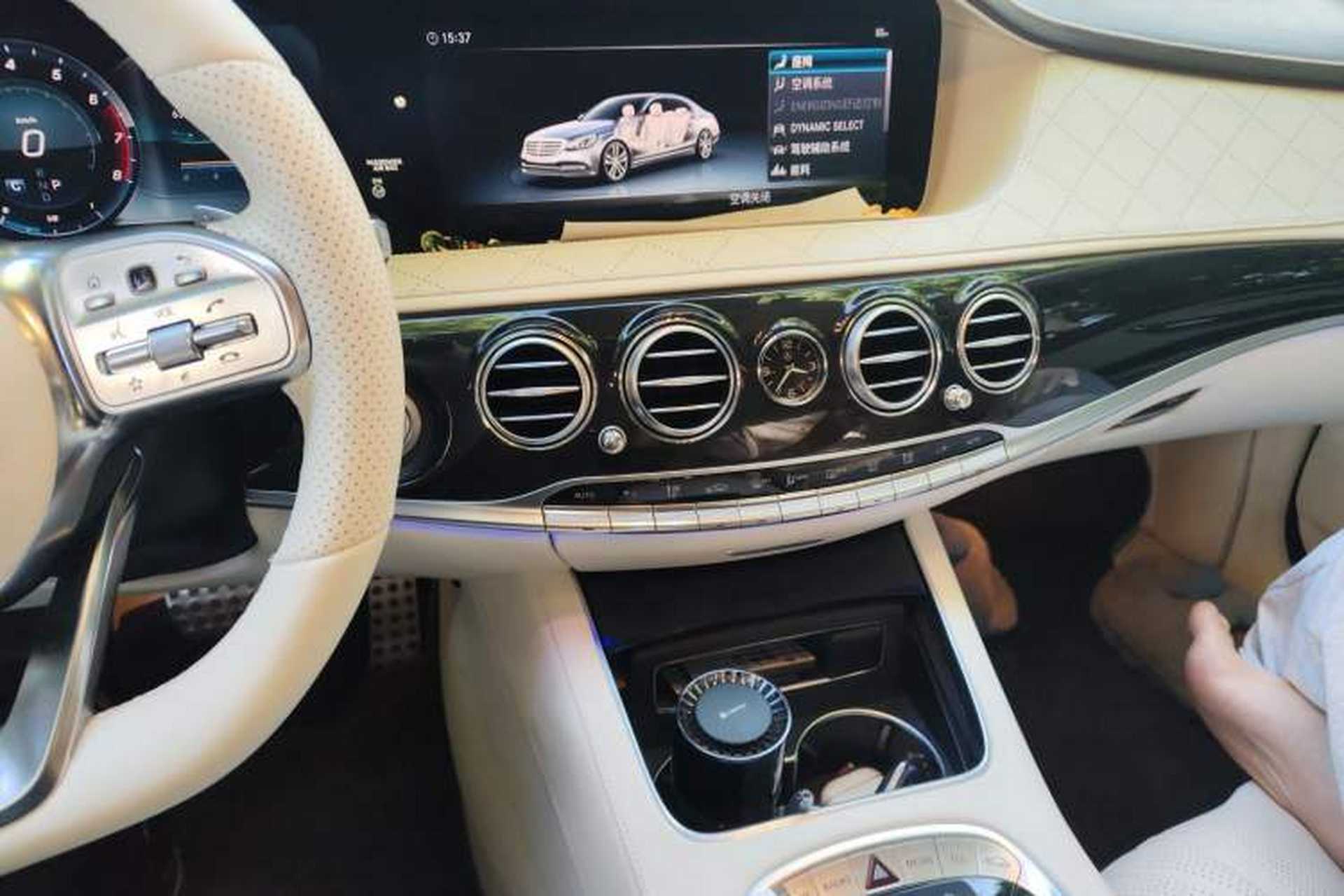 Used Mercedes-Benz S-Class 2019 S 450 L 4MATIC Exclusive Edition Audio And AC Panel