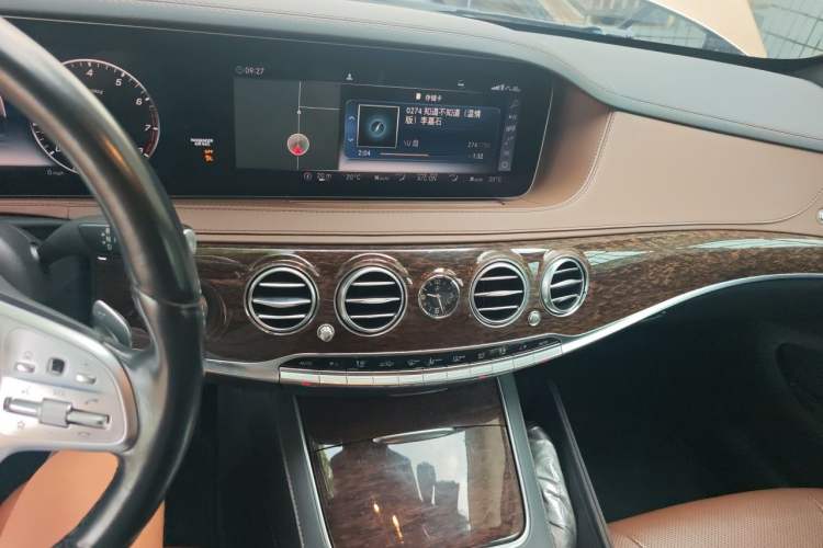 Used Mercedes-Benz S-Class 2019 S 320 L Audio And AC Panel