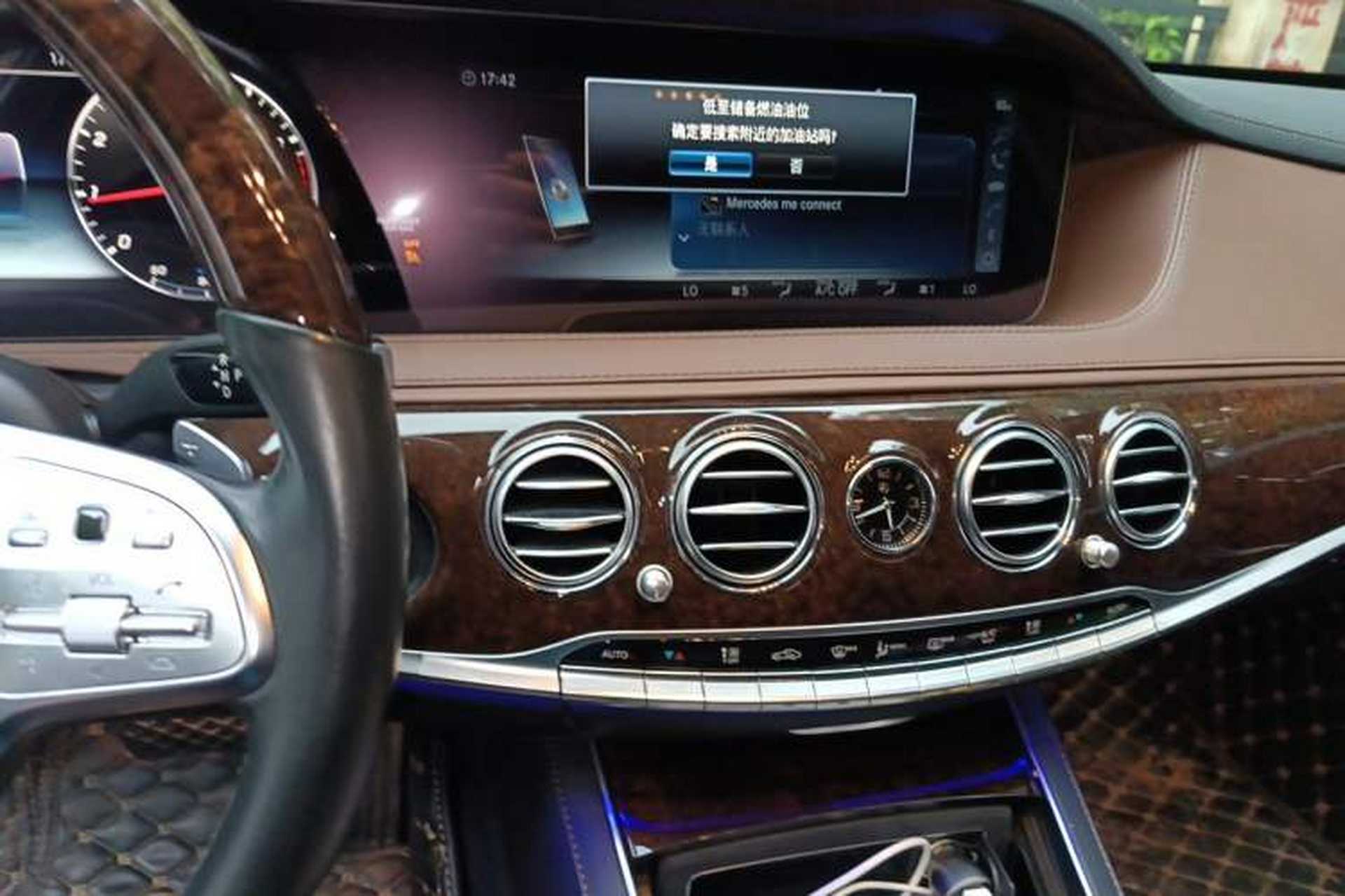 Used Mercedes-Benz S-Class 2019 S 350 L Luxury Edition Prestige Edition Audio And AC Panel