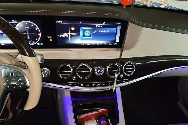 Used Mercedes-Benz S-Class 2019 S 350 L Luxury Edition Prestige Edition Audio And AC Panel