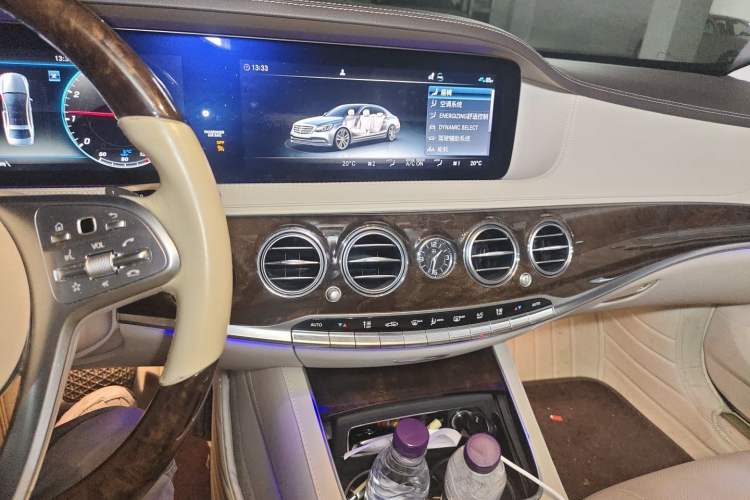 Used Mercedes-Benz S-Class 2019 S 350 L Luxury Edition Prestige Edition Audio And AC Panel