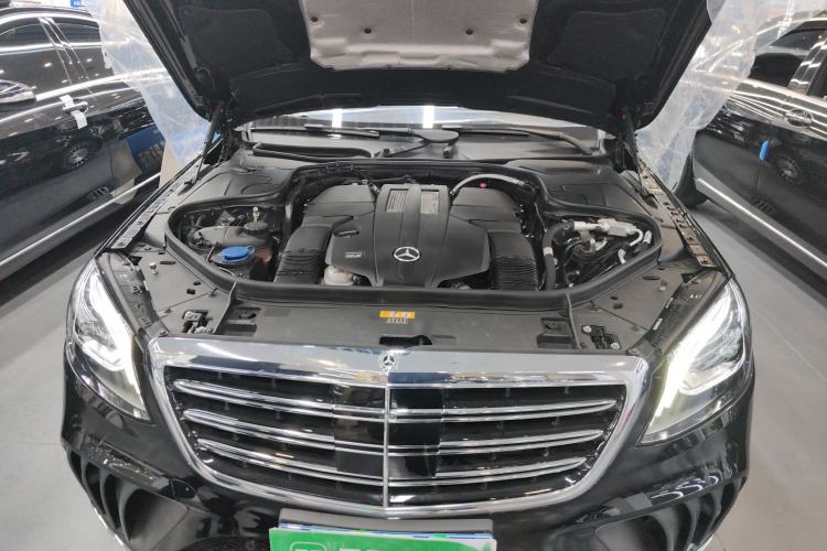 Used Mercedes-Benz S-Class 2019 S 450 L 4MATIC Engine Bay