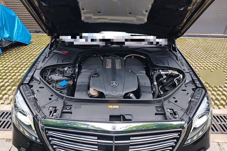 Used Mercedes-Benz S-Class 2019 S 450 L 4MATIC Exclusive Edition Engine Bay