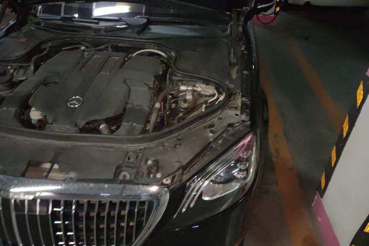Used Mercedes-Benz S-Class 2019 S 350 L Luxury Model Engine Bay Left