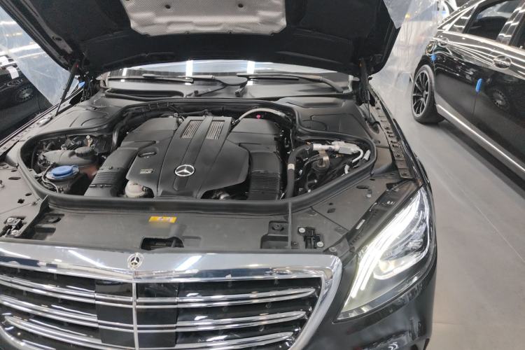 Used Mercedes-Benz S-Class 2019 S 450 L 4MATIC Engine Bay Left