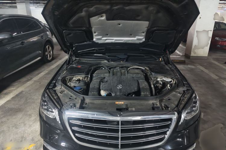 Used Mercedes-Benz S-Class 2019 S 350 L Luxury Edition Prestige Edition Engine Bay