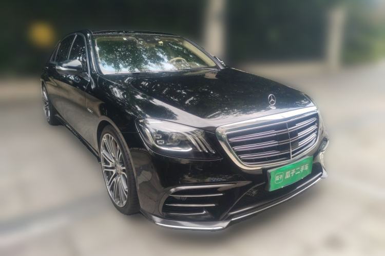 Used Mercedes-Benz S-Class 2019 S 450 L 4MATIC Front Right 45 Deg