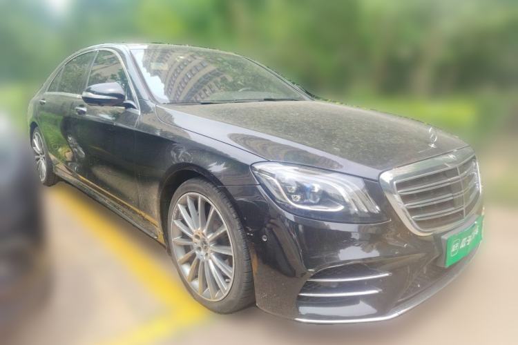 Used Mercedes-Benz S-Class 2019 S 450 L 4MATIC Front Right 45 Deg