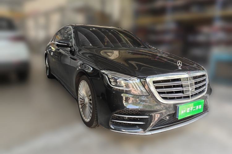 Used Mercedes-Benz S-Class 2019 S 450 L 4MATIC Front Right 45 Deg