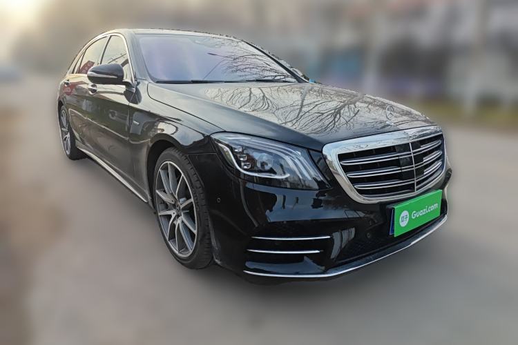 Used Mercedes-Benz S-Class 2019 S 450 L 4MATIC Exclusive Edition Front Right 45 Deg