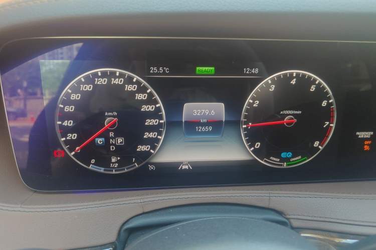 Used Mercedes-Benz S-Class 2019 S 320 L Prestige Edition Odometer Close Up
