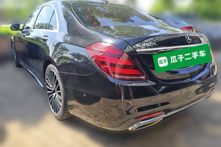 Used Mercedes-Benz S-Class 2019 S 450 L 4MATIC Rear Left 45 Deg