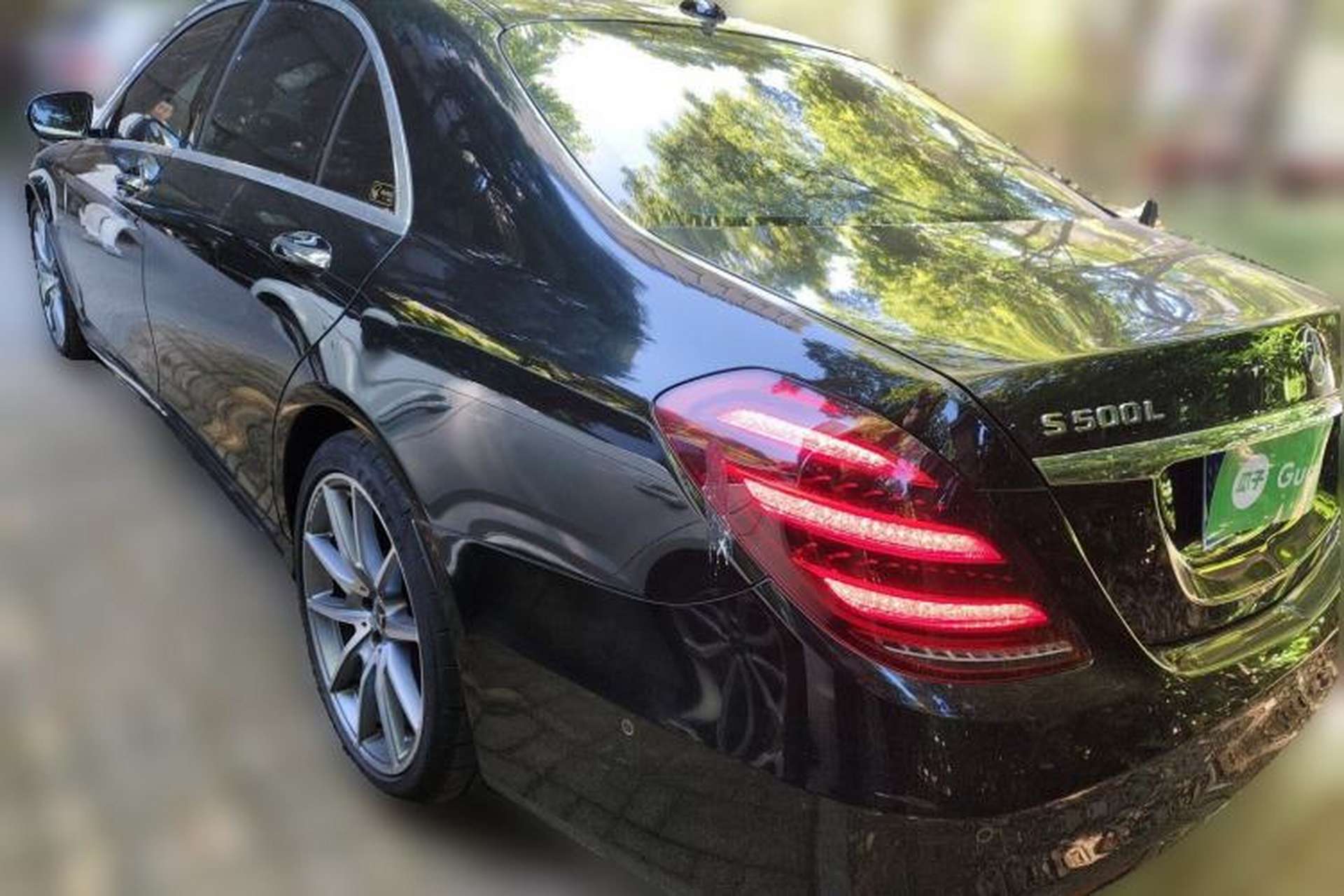 Used Mercedes-Benz S-Class 2019 S 450 L 4MATIC Exclusive Edition Rear Left 45 Deg