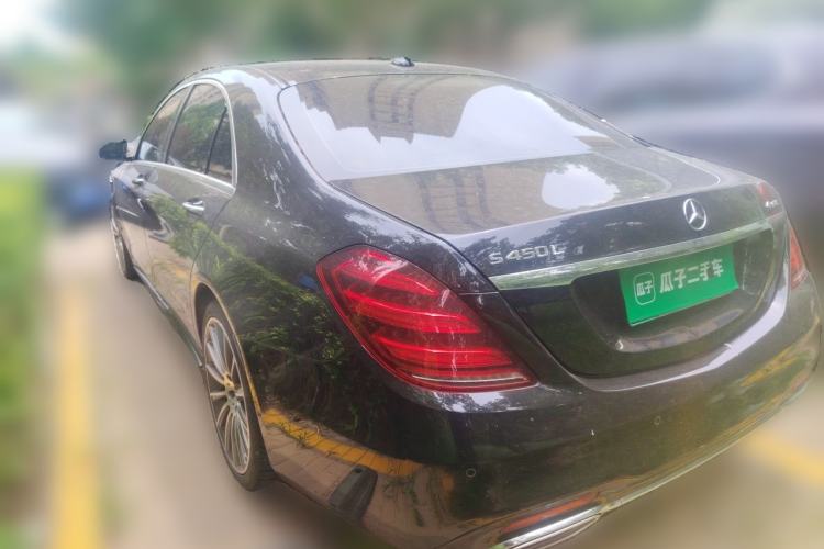 Used Mercedes-Benz S-Class 2019 S 450 L 4MATIC Rear Left 45 Deg